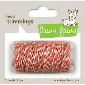 Lawn Trimmings Hemp Cord 21yd – Coral