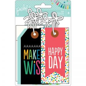 Birthday Wishes Cardstock Tags 8/Pkg