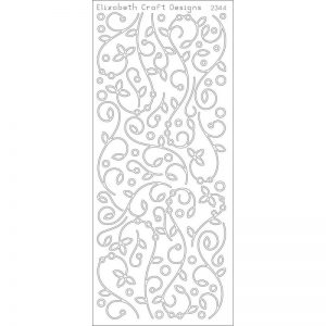 Doodles W/Leaves Peel-Off Stickers – Gold