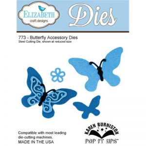 Elizabeth Craft Pop It Up Metal Dies By Karen Burniston – Butterfly Accessory