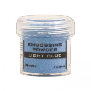 Embossing Powder .56oz Jar – Light Blue