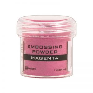Embossing Powder .56oz Jar – Magenta