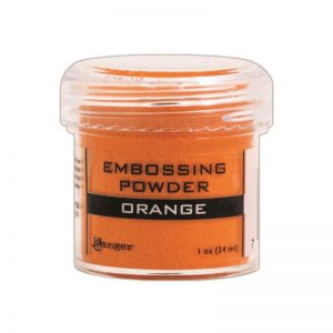 Embossing Powder .56oz Jar – Orange