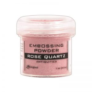 Embossing Powder .56oz Jar – Rose Quartz