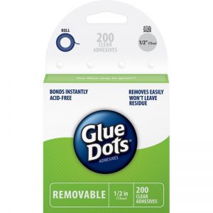 Glue Dots .5″ Removable Dot Roll