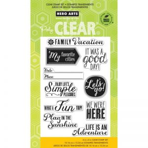 Hero Arts Clear Stamps 4″X6″ Sheet – Family Vacation