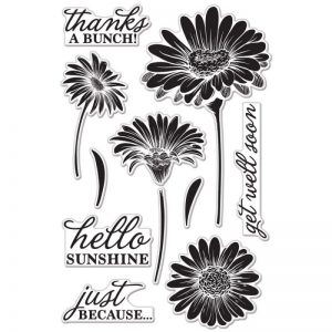 Hero Arts Clear Stamps 4″X6″ Sheet – Hello Sunshine Daisies