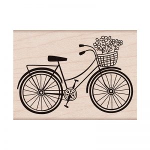 Hero Arts Mounted Rubber Stamps 2″X2.75″ – Bicycle