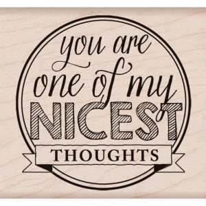 Hero Arts Mounted Rubber Stamps 3″X3.5″ – Nicest Thoughts