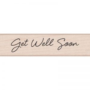Hero Arts Mounted Rubber Stamps .5″X3″ Get Well Soon