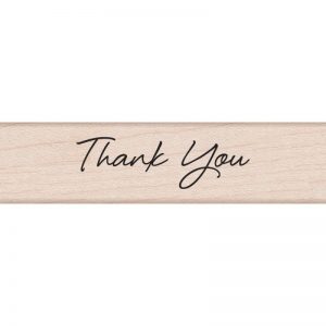 Hero Arts Mounted Rubber Stamps .5″X3″ – Little Greetings Thank You