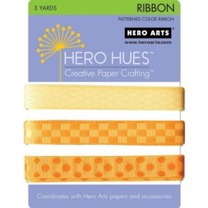 Hero Hues Ribbon 1yd 3/Pkg – Sunshine