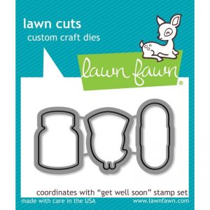 Lawn Cuts Custom Craft Die – Get Well Soon