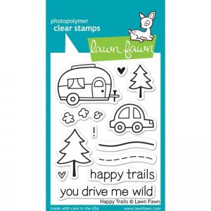 Lawn Fawn Clear Stamps 3″X4″ – Happy Trails