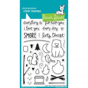 Lawn Fawn Clear Stamps 4″X6″ – Love You S’more