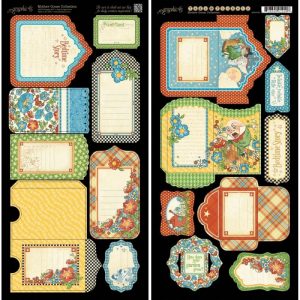 Mother Goose Cardstock Die-Cuts 6″X12″ Sheets 2/Pkg – Tags & Pockets