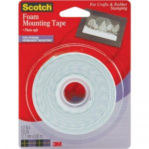 Scotch Foam Mounting Tape – .5″X150″