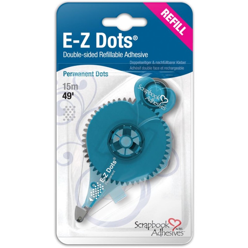 Scrapbook Adhesives E-Z Dots Refillable Dispenser - Permanent