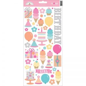 Sugar Shoppe Cardstock Stickers 6″X13″ – Icons