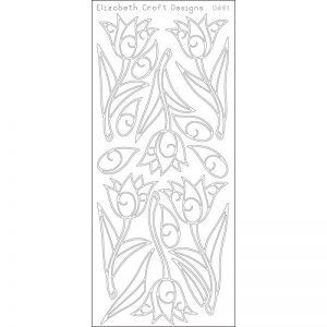 Tulips Peel-Off Stickers – Gold