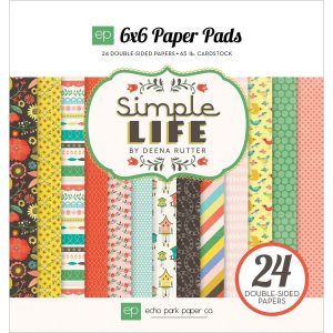 Echo Park Paper Company – Simple Life 6×6 Paper Pad