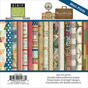 Bazzill World Wide Paper Multi-Pack, 6×6, 24-Pack
