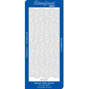 Starform Glitter Stickers  7045 – Turquoise/Silver