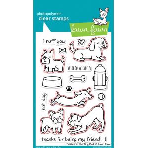 Lawn Fawn – critters at the dog park – lawn cuts