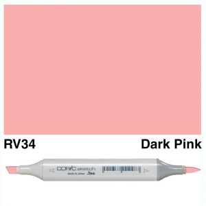 Copic Marker Sketch RV34 Dark Pink