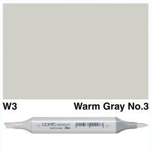 Copic Sketch W3-Warm Gray No.3