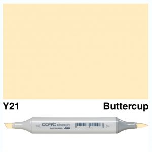 Copic Marker Sketch Y21 Buttercup Yellow