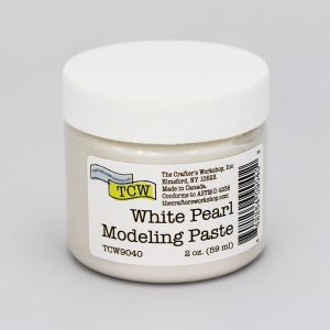 The Crafter’s Workshop White Pearl Modeling Paste 2 oz.