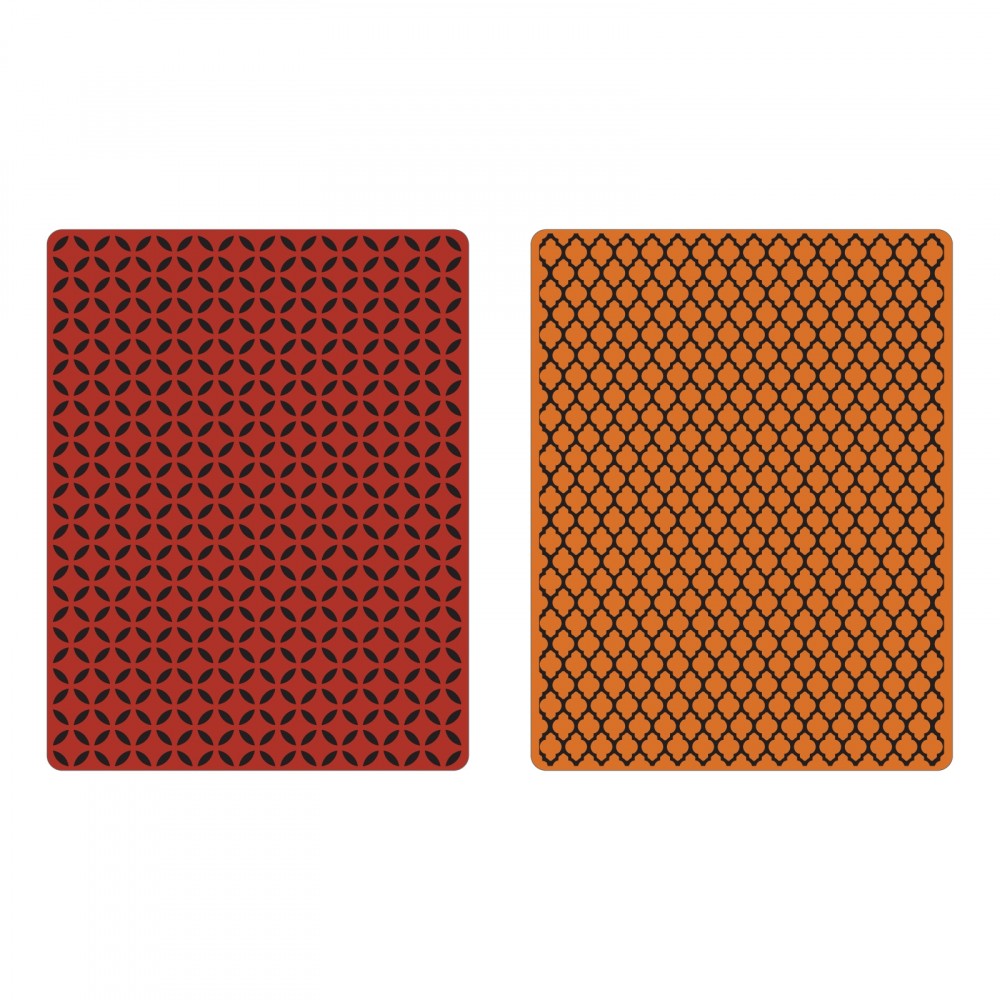 Sizzix Textured Impressions Embossing Folders 2PK – Swirls