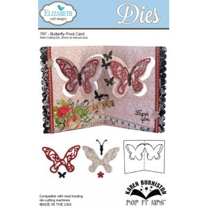 Elizabeth Craft Designs – Karen Burniston – Pop it Ups Metal Dies – Butterfly Pivot Card